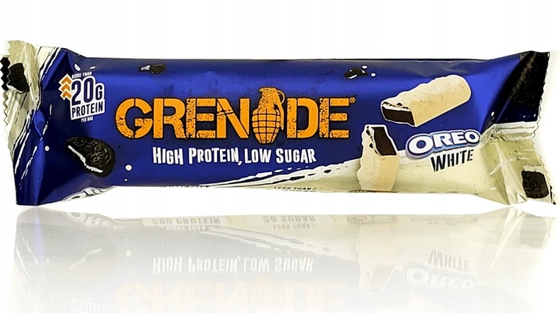 Grenade Hi Protein Bar white oreo 60 g proteinová tyčinka