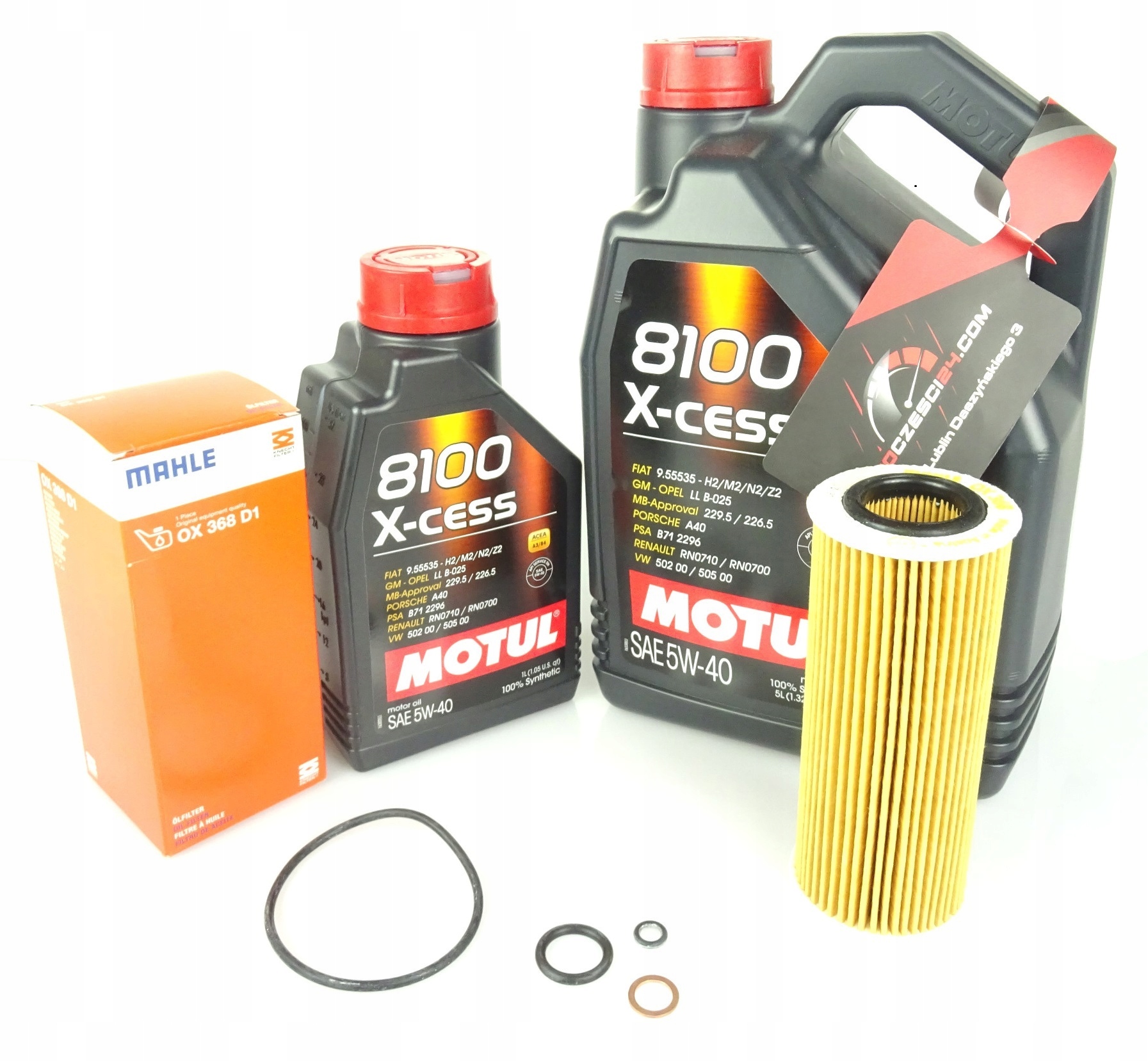 

Motul 8100 X-cess 5W40 6L Filtr Knecht Bmw M47D20