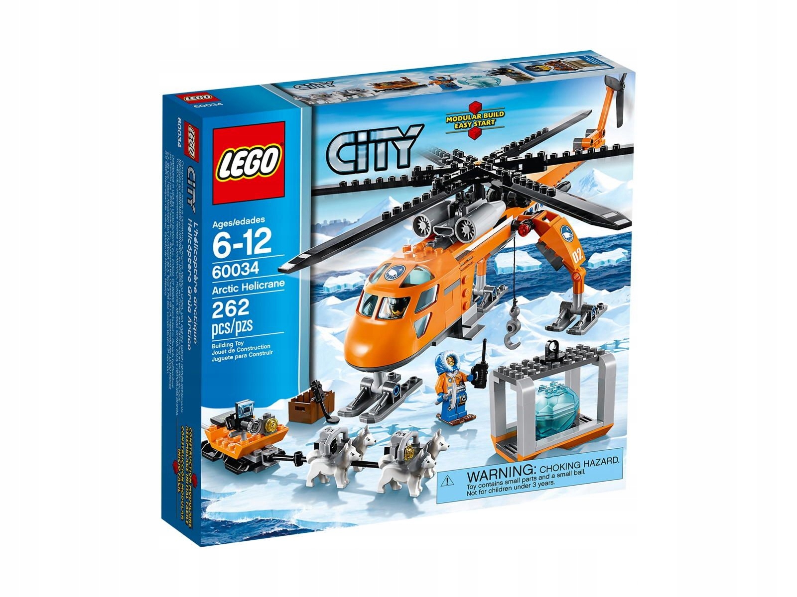 Lego City 60034 Vrtulník Arktické základny Nové