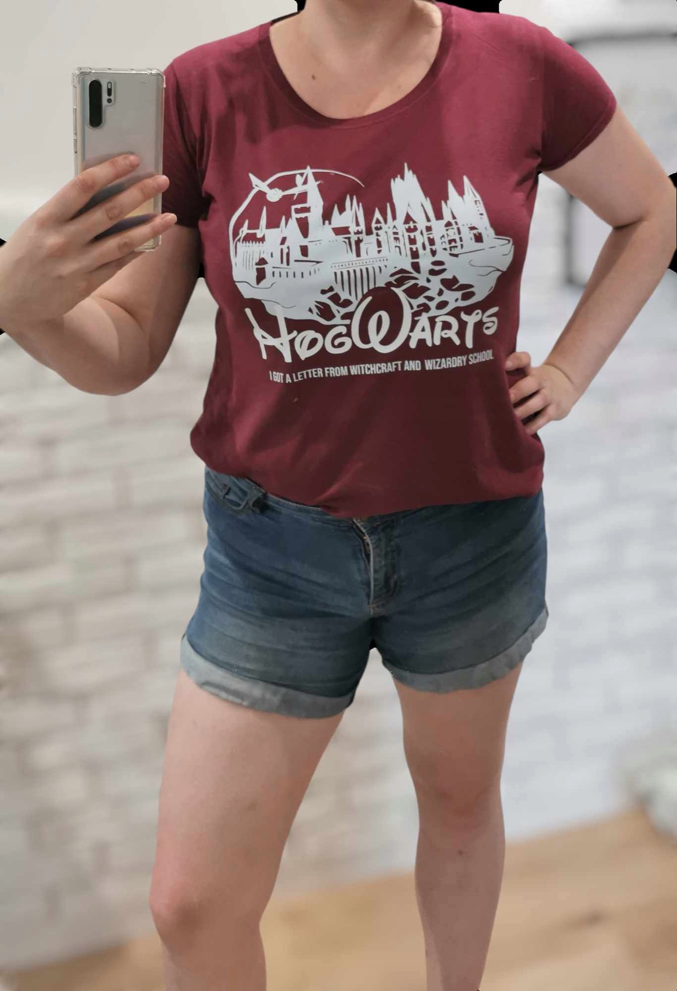 T-shirt Harry Potter - zamek Hogwart L koszulka Rozmiar L