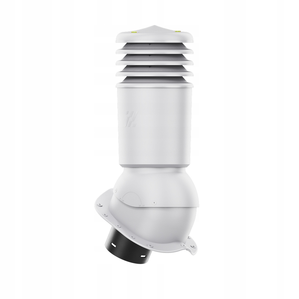 větrací komín Izolovaný HiVent fi125 Blachodachovka Světle Šedá 7036