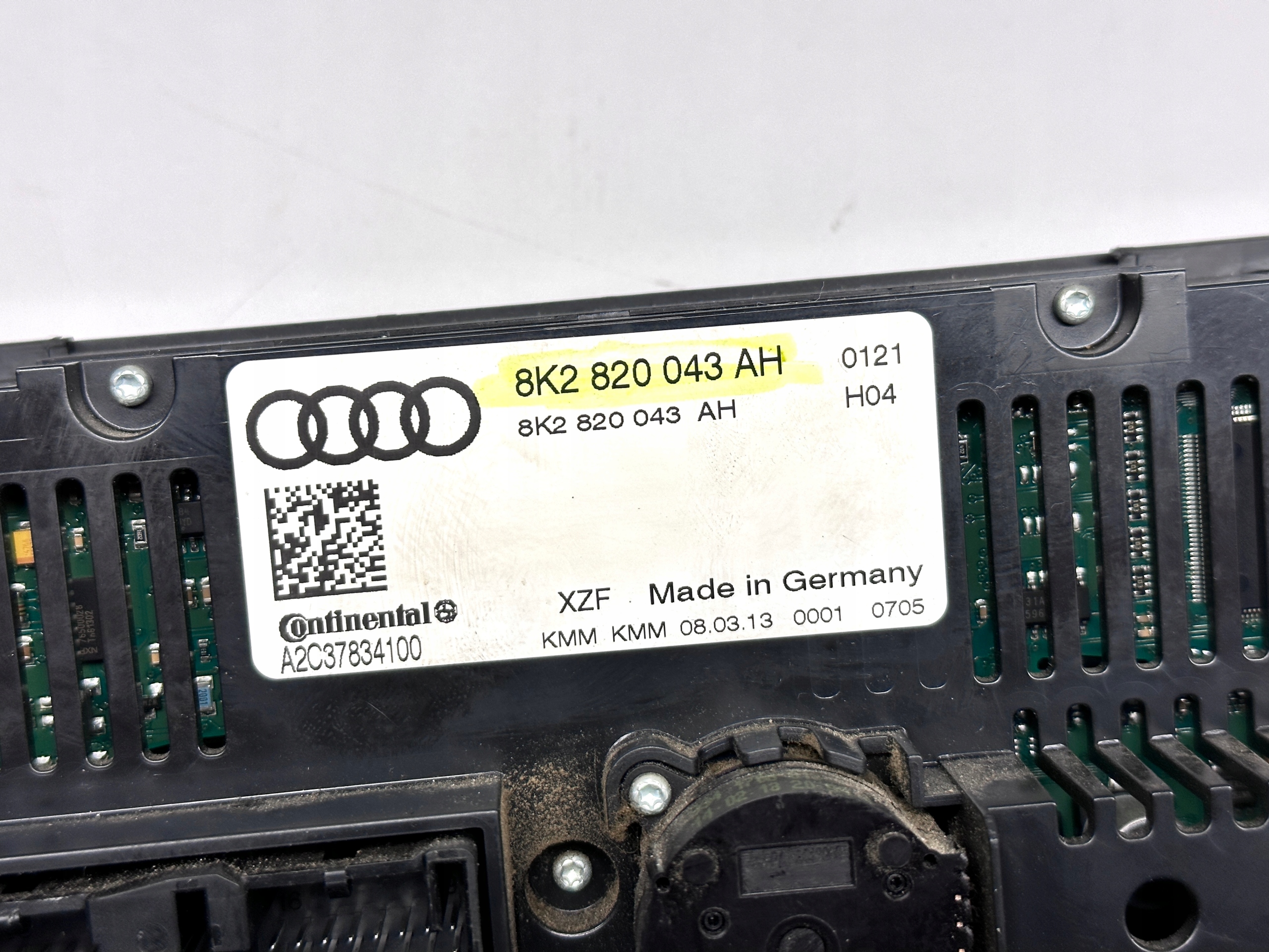 AUDI A4 B8 A5 LIFT PANEL klimatizaci CHROM 8K2820043AH UK