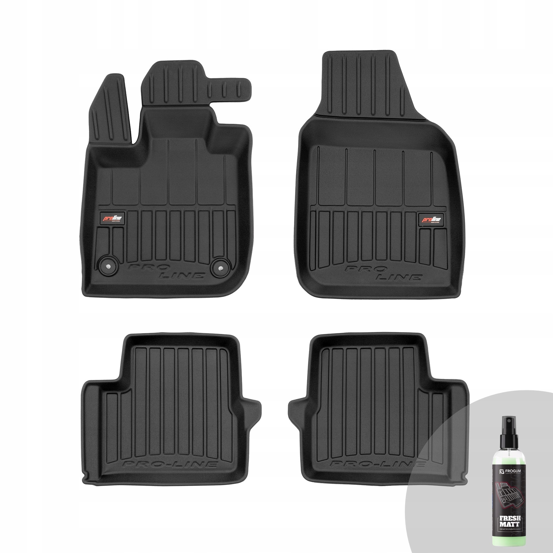 Frogum 3D autokoberce pro Fiat 500e II od roku 2020 střed