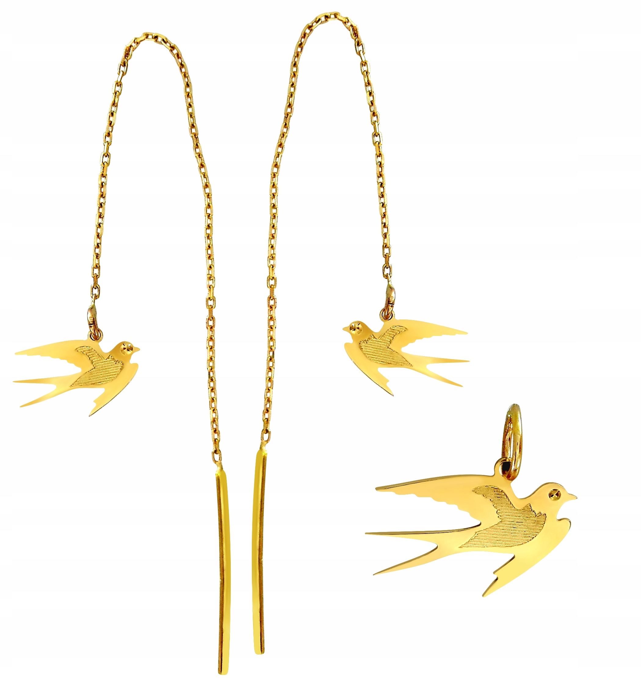 Zlatý Komplet Vlaštovky Ptáci Přetahovaní Pr 585