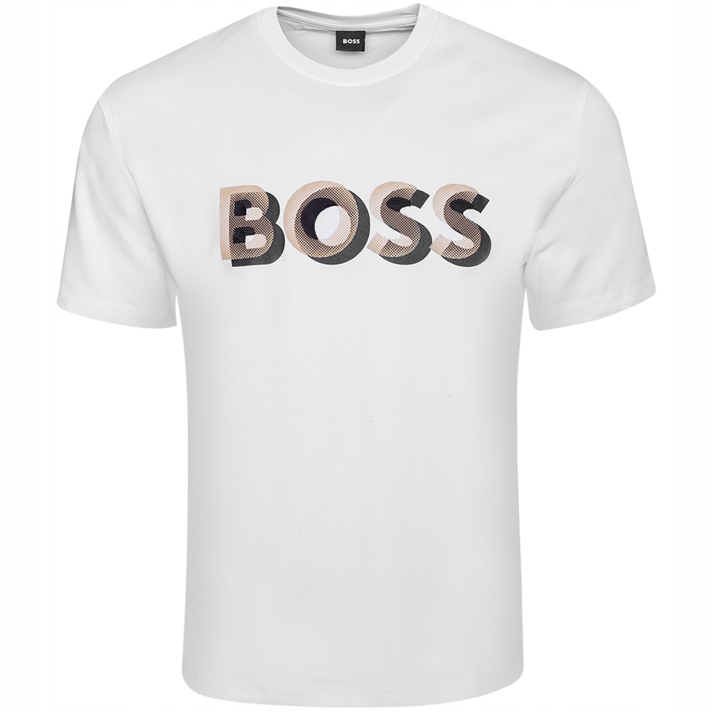 Hugo Boss Pánské Bílé Tričko M H-Thompson 656 50551902 Dárek