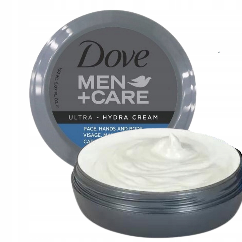 Krem Do Twarzy Ciała i Dłoni Męski DOVE Men+Care Ultra Hydra 150 ml x 3 EAN (GTIN) 8886467049606