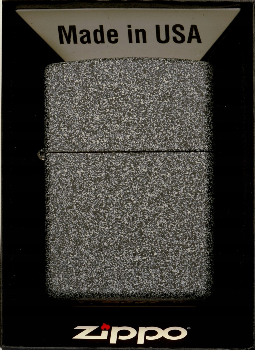 Zapalovač Zippo Iron Stone 60001272 Větruodolný benzínový