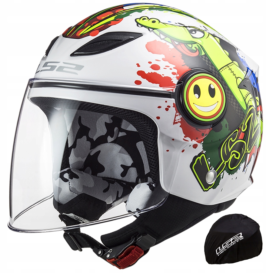 

LS2 Kask Dziecięcy OF602 Funny Junior Croco Wht M