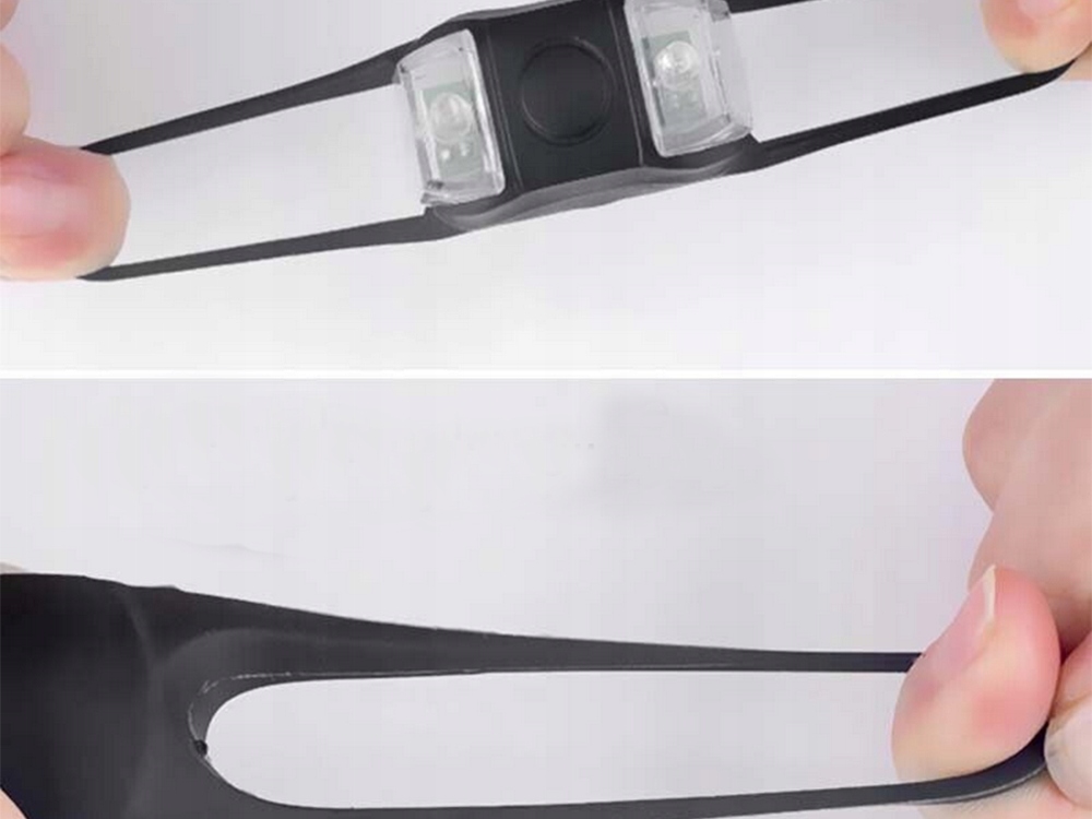 OŚWIETLENIE ROWEROWE LAMPKI 2 LED PRZÓD ROWER 2SZT KOMPLET Kolor dominujący wielokolorowy