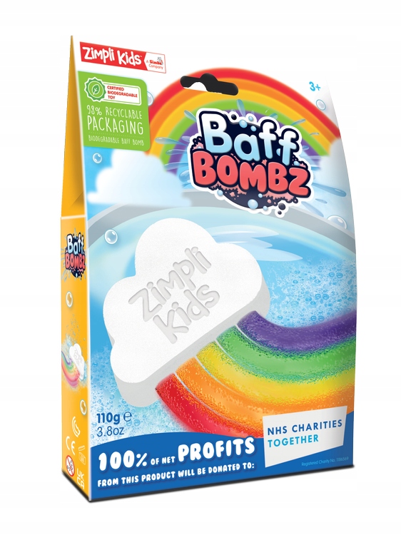 

Chmurka do Kąpieli Zmieniająca Kolor Wody Rainbow
