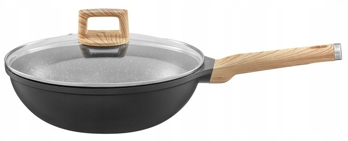 

Patelnia Wok Ambition Noir 28cm Indukcja+ Pokrywka