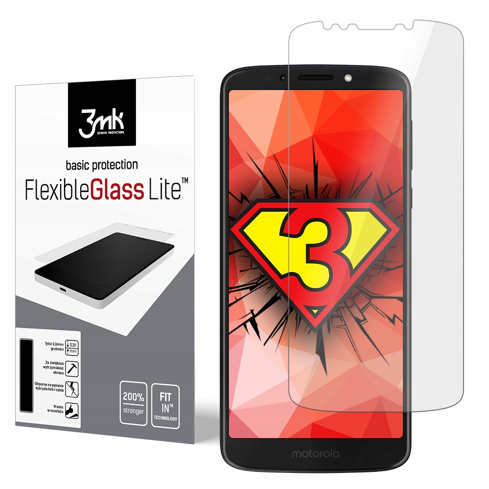 

Niepękająca Szybka Ochronna 3mk na Moto G6 Play