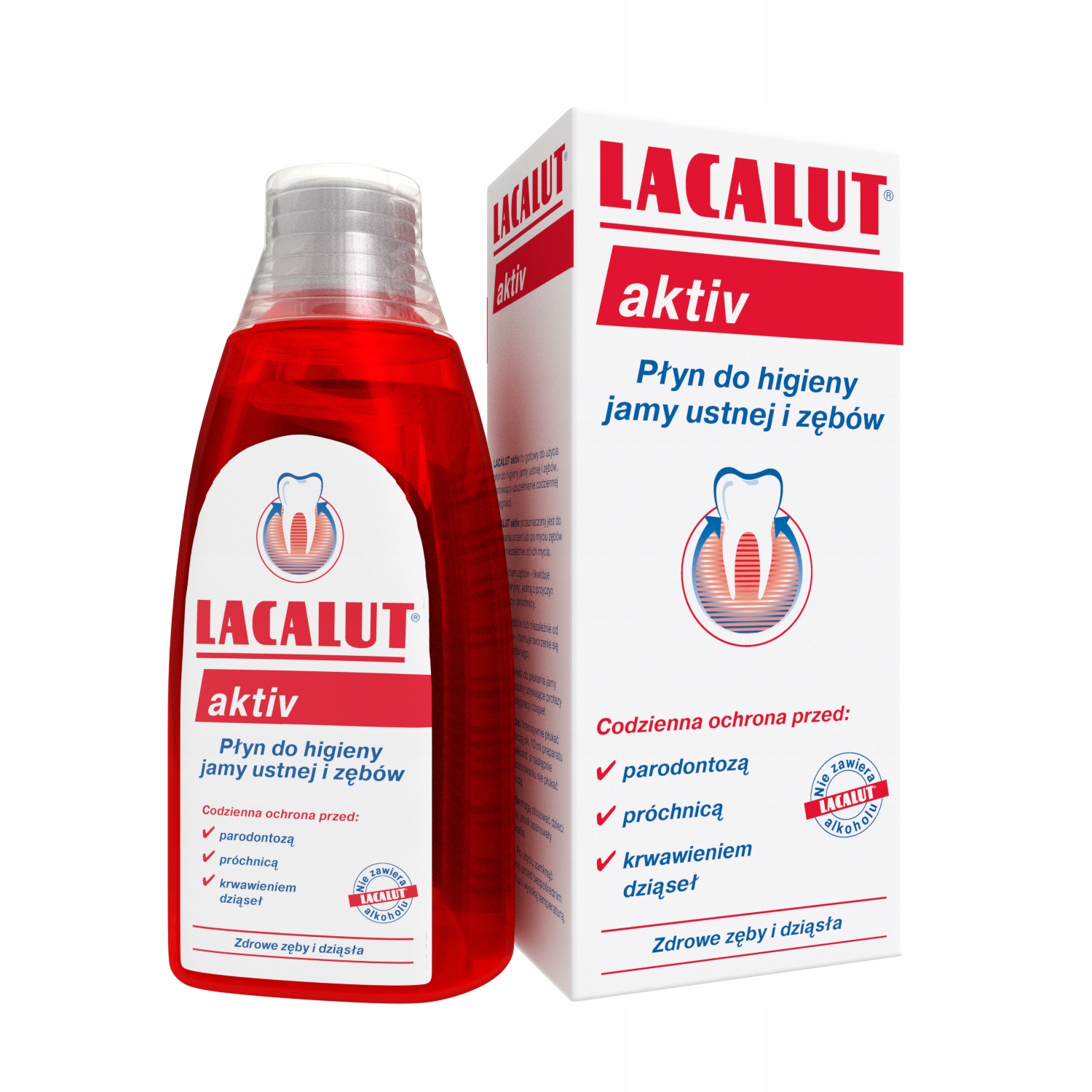 

Lacalut Aktiv Activ Płyn Do Higieny Jamy Ustnej