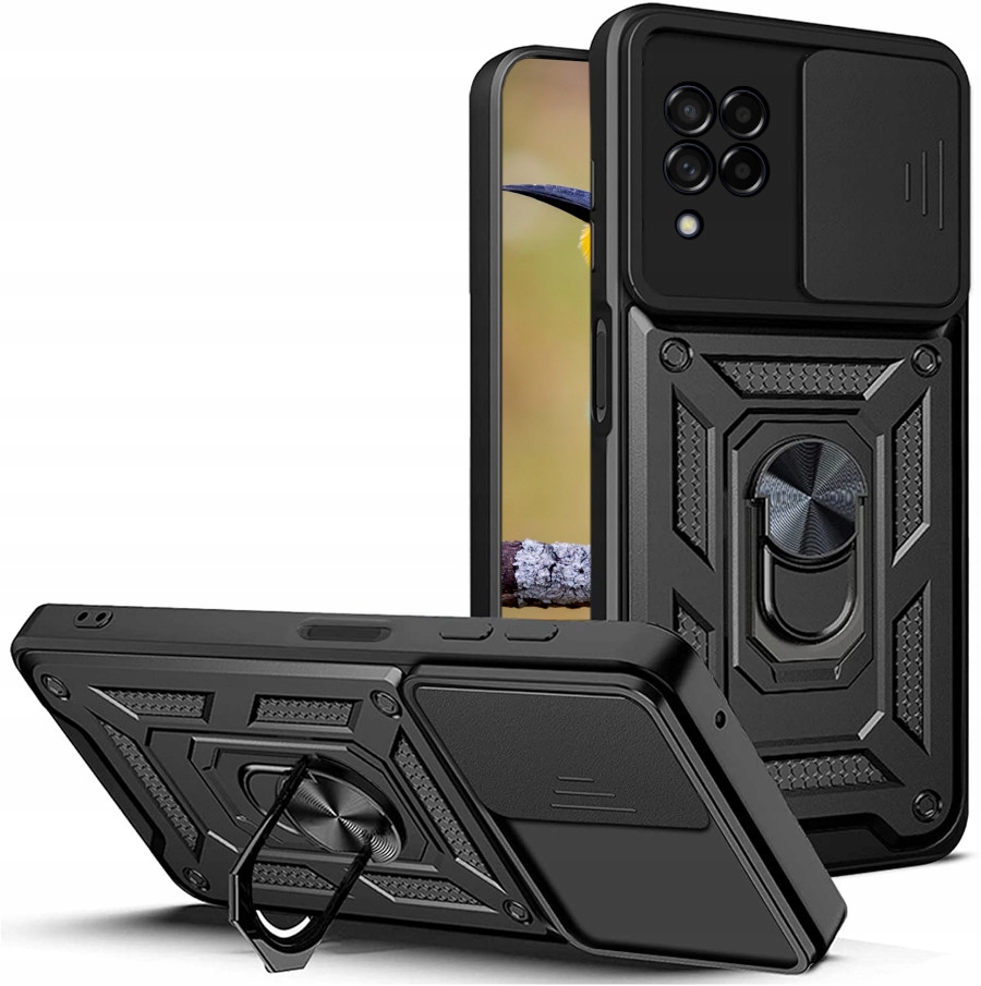 

Etui Slide Ring Pancerne Do Samsung M33 5G Szkło