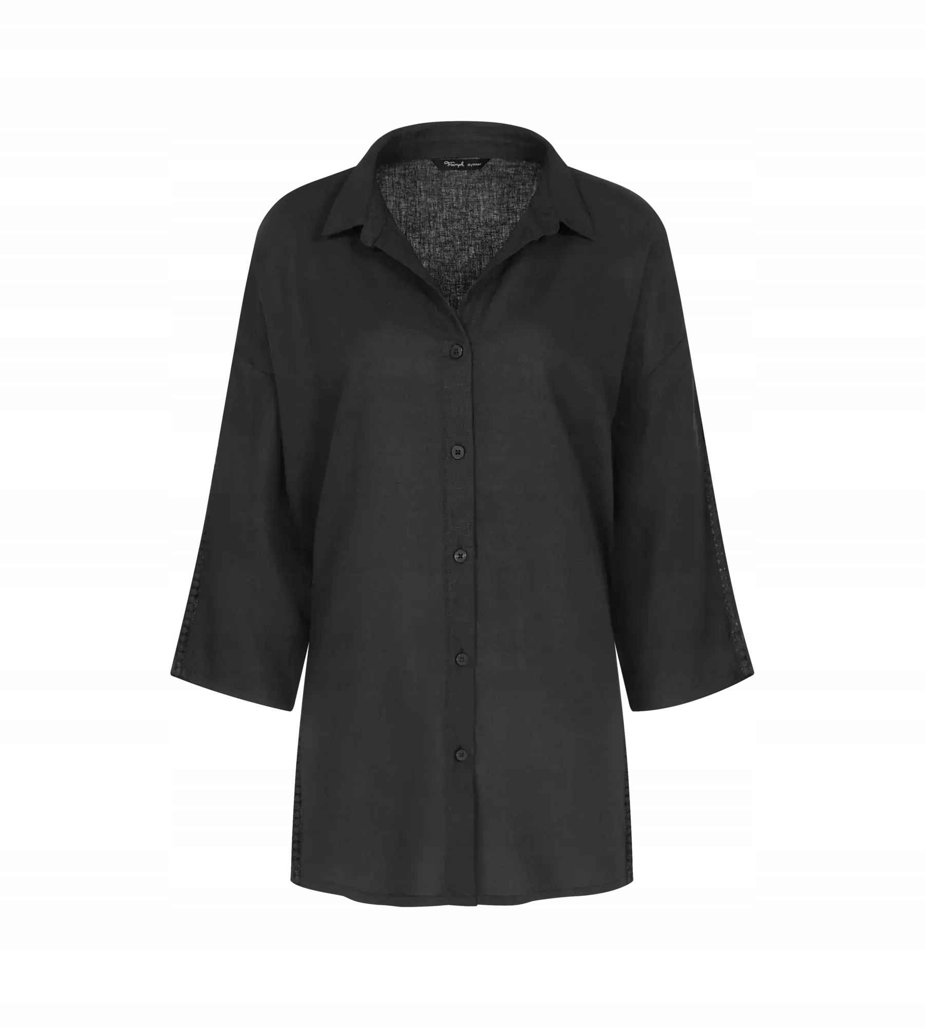 Dámská Lněná Košile černá volná Triumph na léto Summer Wear 42
