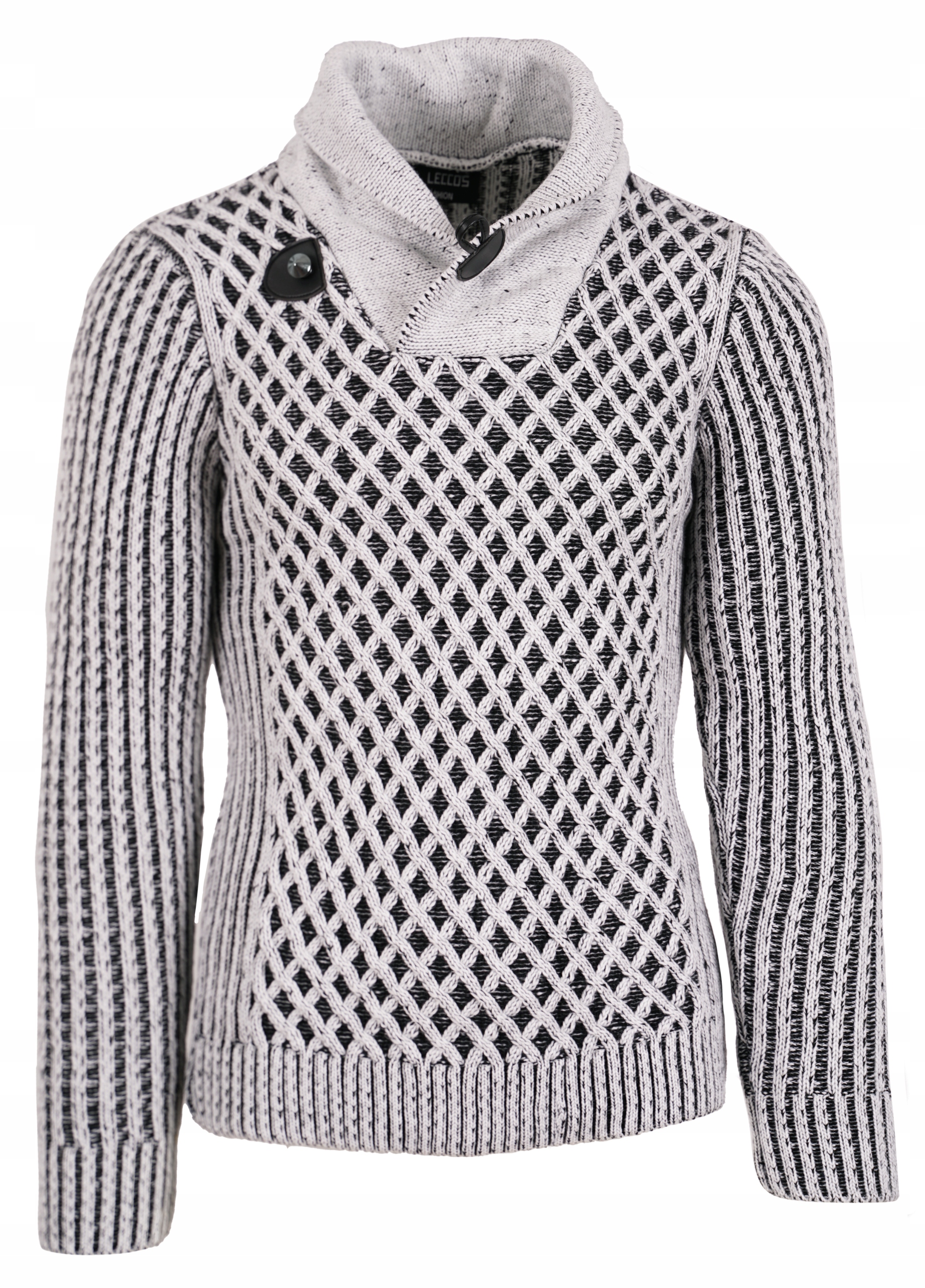 SWETER BIAŁY WEŁNIANY MĘSKI ZIMOWY GRUBY GOLF 3XL EAN (GTIN) 8680976200677