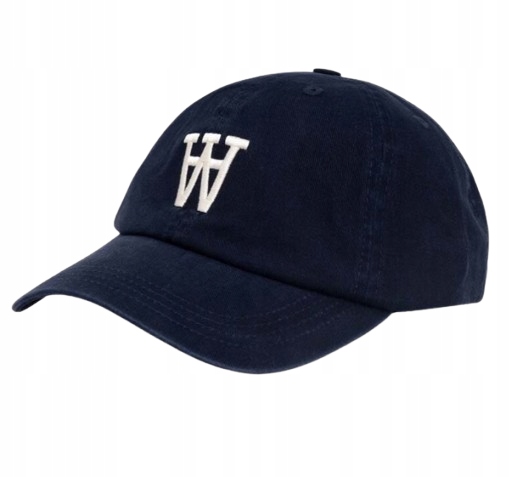 Wood Wood – Tmavě Modrá Kšiltovka Z Bavlny S Logem I2A