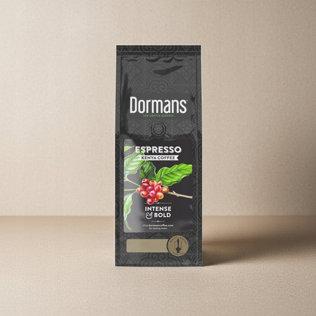 Káva z Keni Specialty Arabica Espresso|Karamel, meruňky, kakao|Dormans