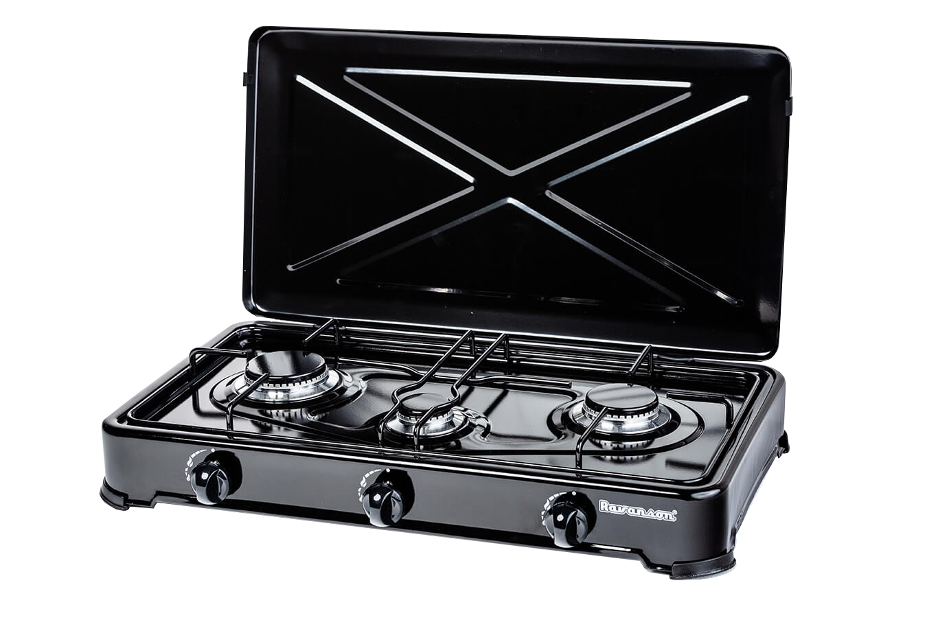 

Kuchenka nastawna gazowa Ravanson K-03TB czarna