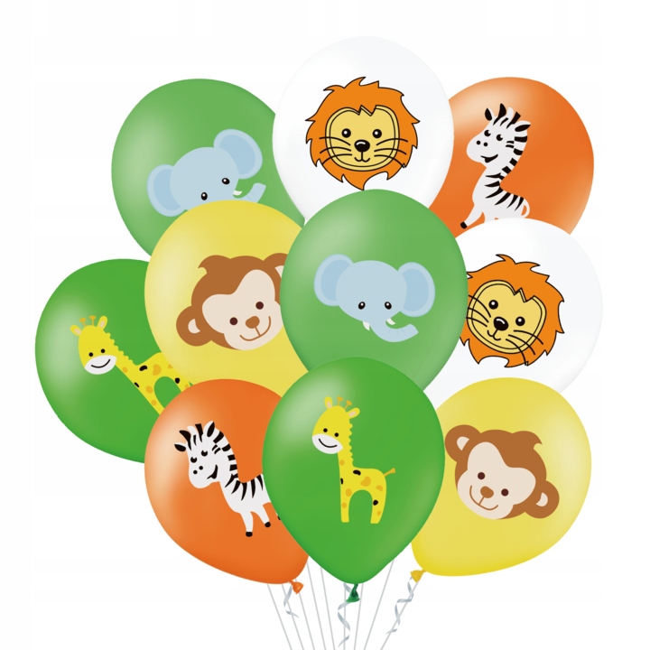

Balony Zwierzątka kolor mix 12cali 10szt