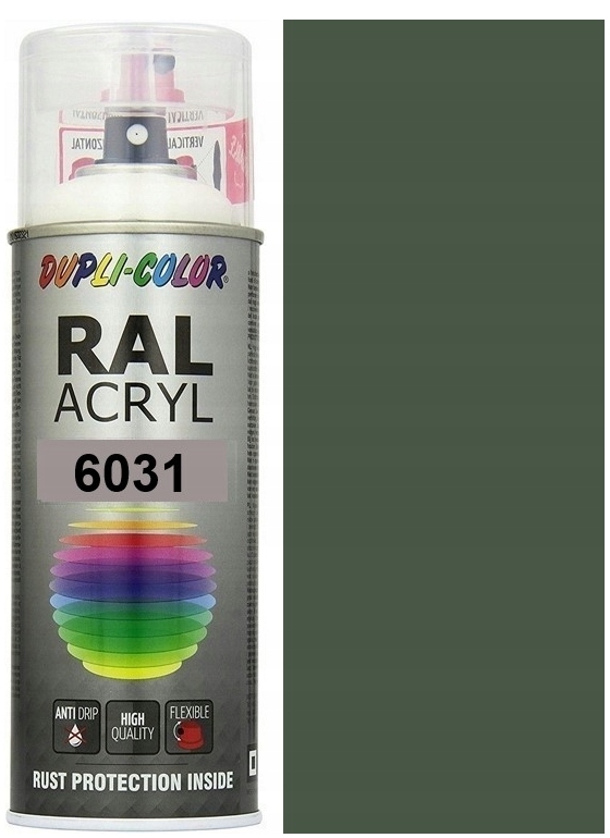 Lakier akrylowy połysk Ral Acryl 6031 zielony wojskowy Motip