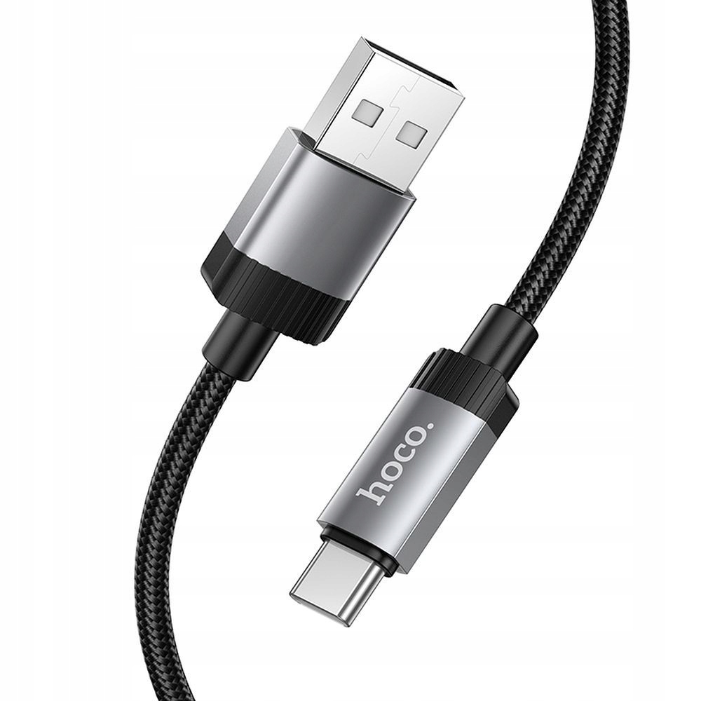 Kabel Usb A do Usb C Hoco 3A 1 m X117 czarny
