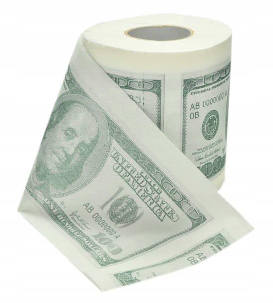 

Papier Toaletowy Dolar Urodziny Kawalerski