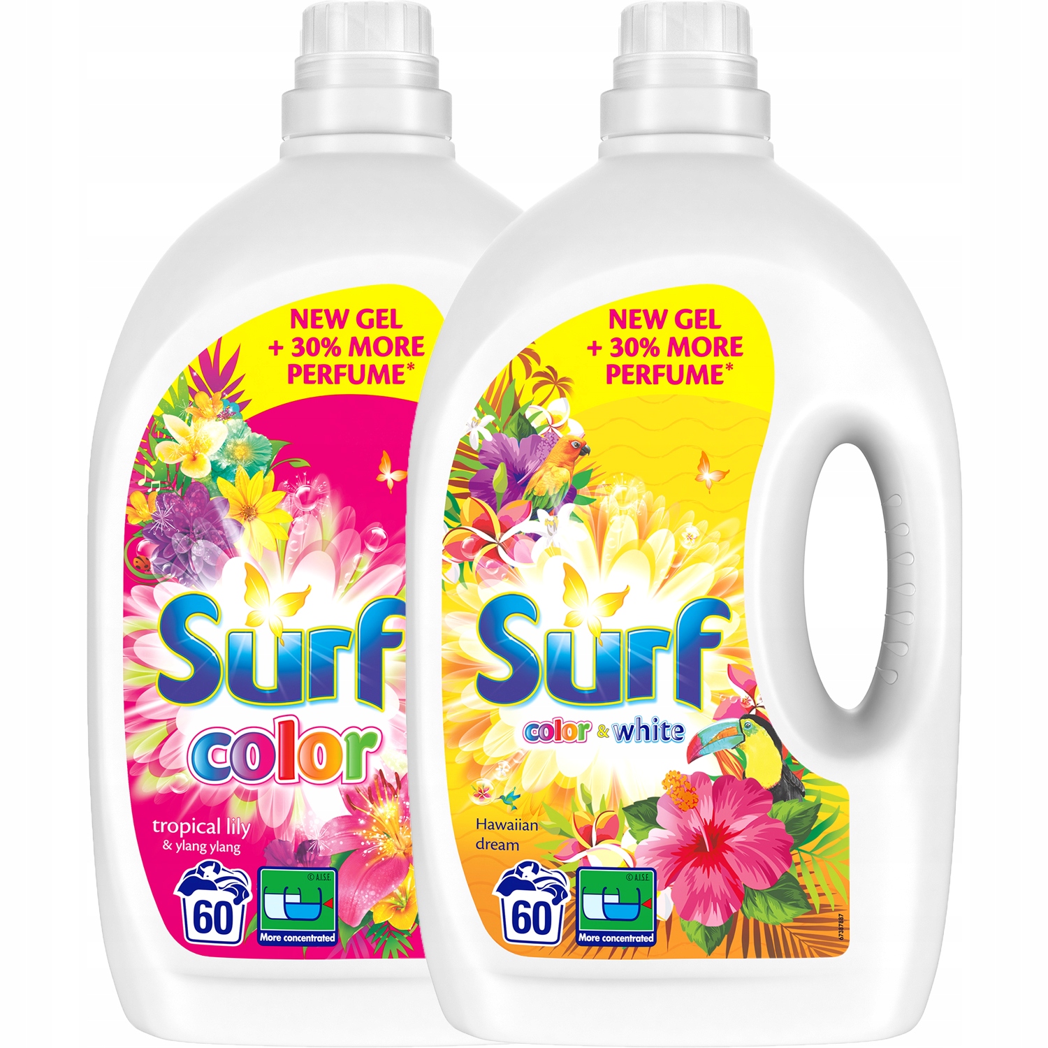 

Surf Płyn do prania MIX Zapachów Kolor 2x3l 120pr