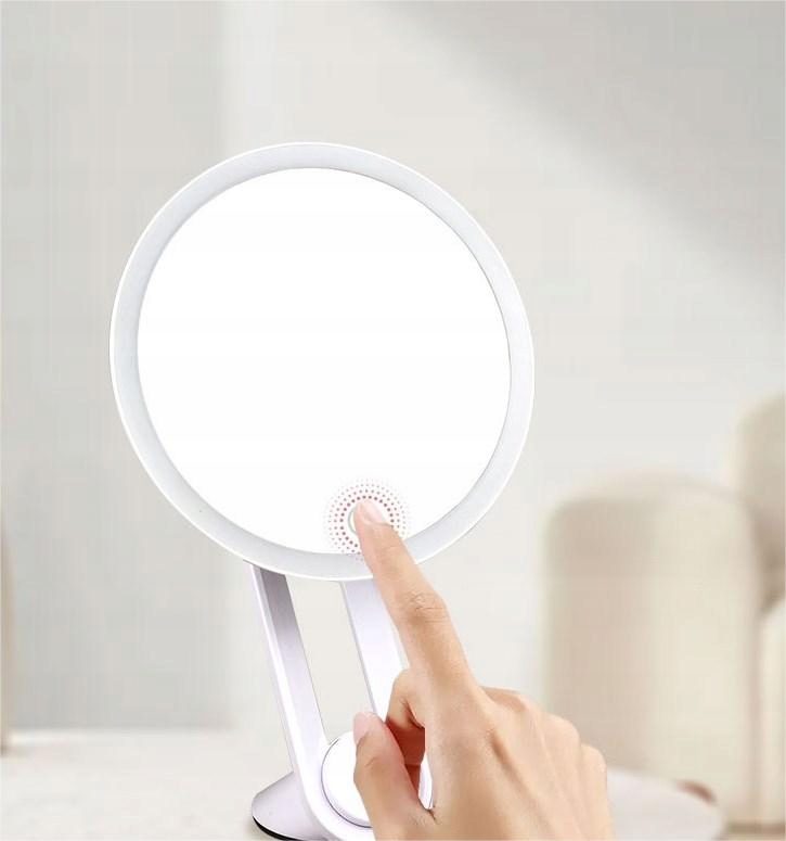 Nowe lustro do makijażu LED Kolor dominujący biały