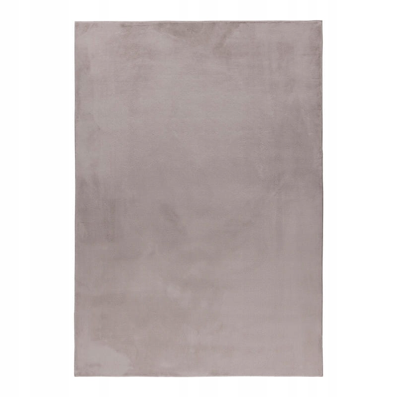 Koberec do obývačky spálne 160x230 cm, béžový rabbit, králičia kožušina