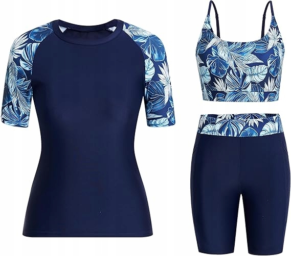 Owntop 3-dílné plavky Rash Guard pro ženy XXL