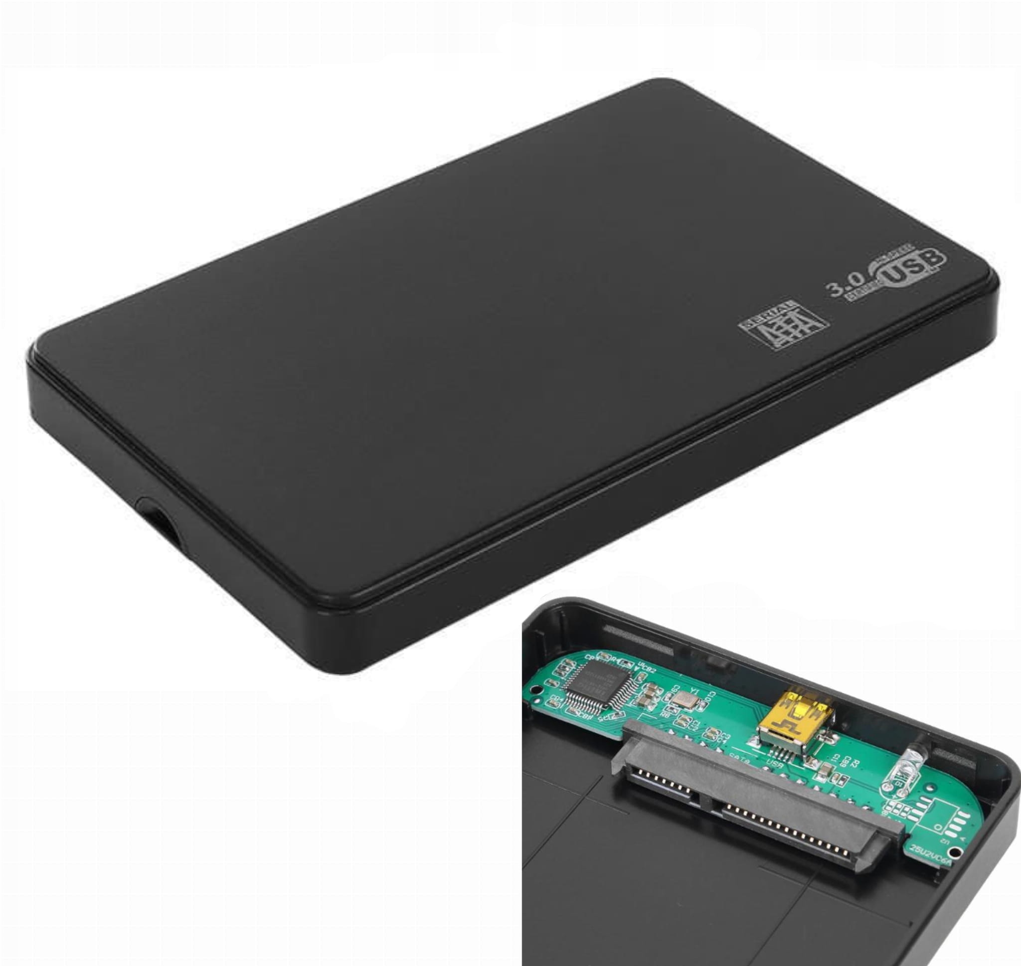 Obudowa dysku 2,5" USB 3.0 SATA UASP Czarna ADAPTER USB HDD