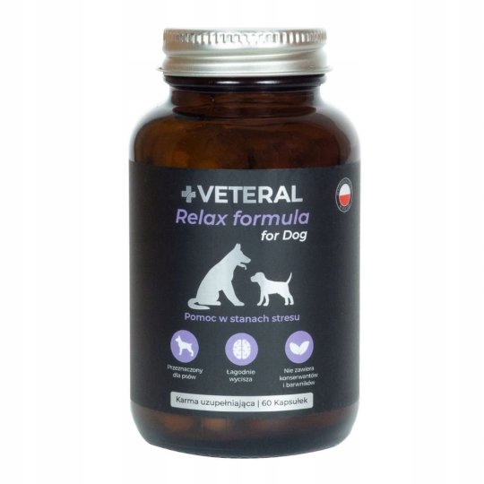 

Relax Formula for Dog 60 kaps. Veteral Uspokojenie