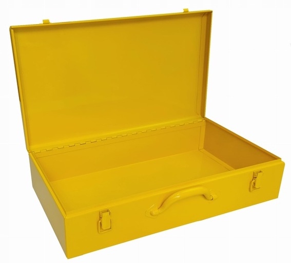 Skrzynia narzędziowa kaseta metalowa na narzędzia przenośna 510x290x120 mm