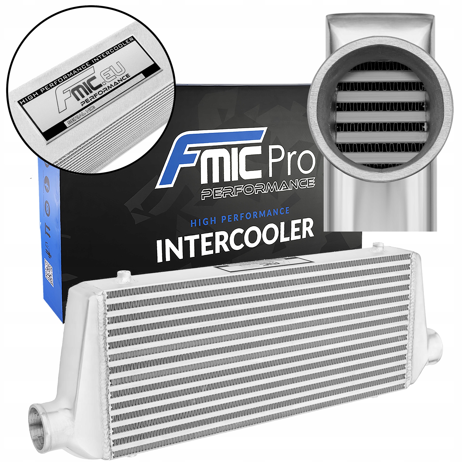 Výkonný Intercooler Fmic Eu 550x230x65 Tuning Chladič Vzduchu Turbo