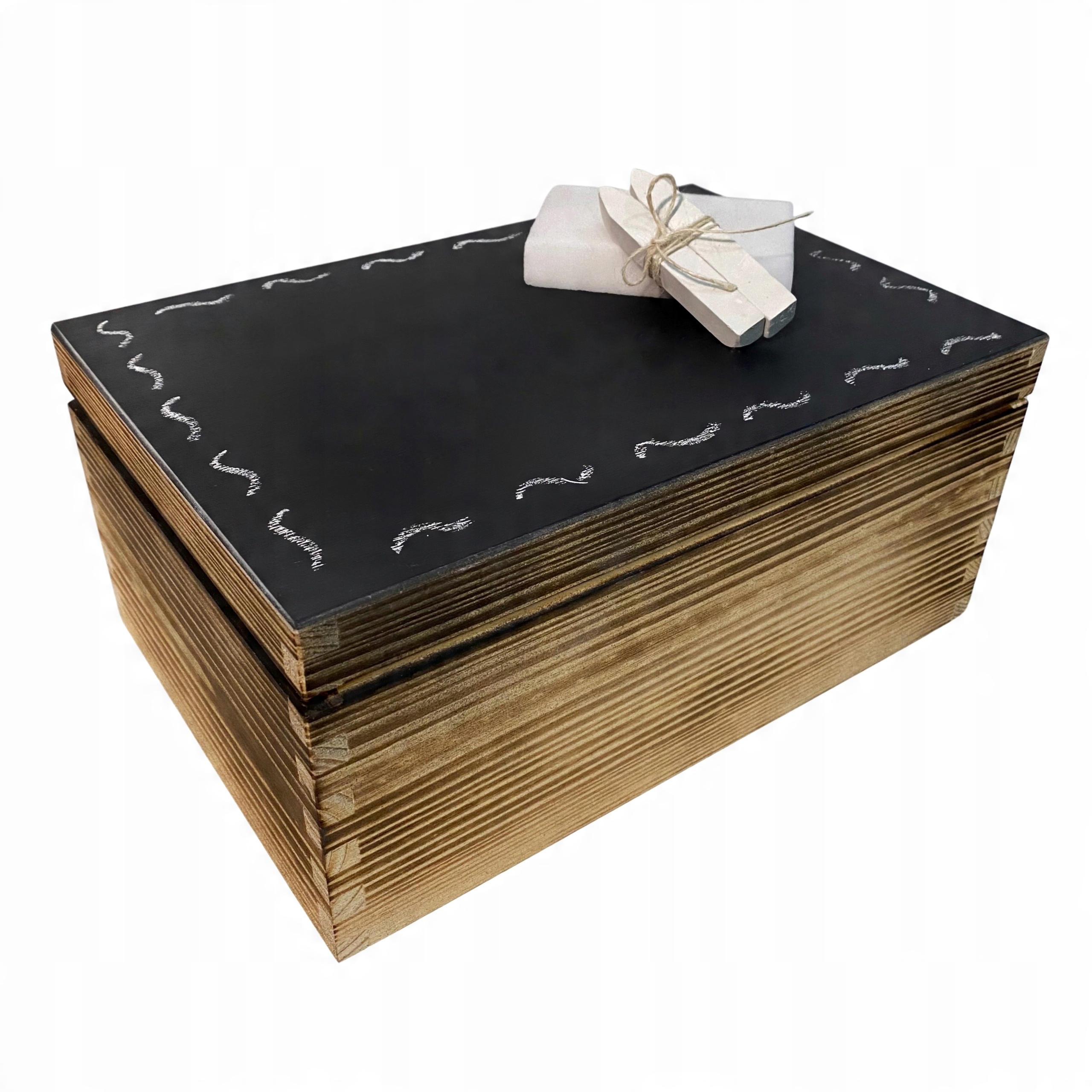 

Skrzynka drewniana 30x20x13cm Pudełko Drewniane