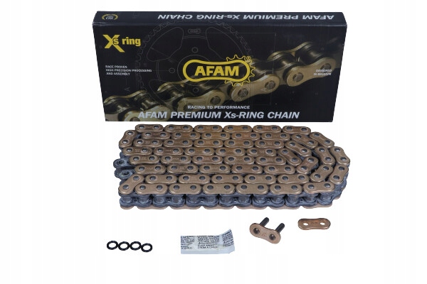 Motorový hnací reťazec Afam 530 Xs-ring Zlatý