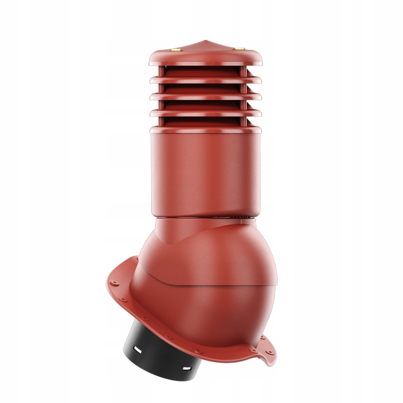 Ventilačný krb Smartline profil N fi 150 mm zateplený, červený