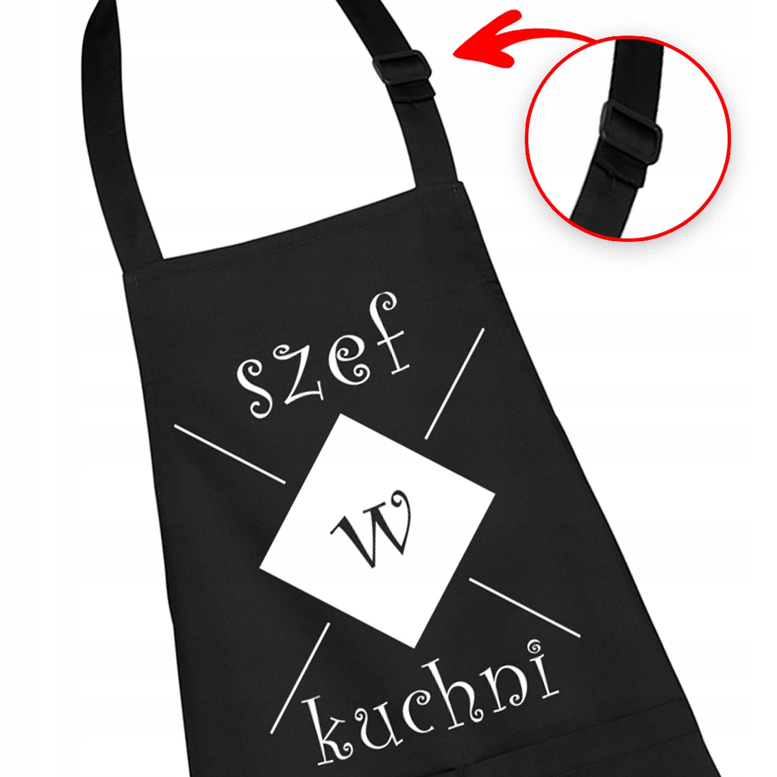 

Fartuszek kuchenny Unisex regulowany Szef w Kuchni