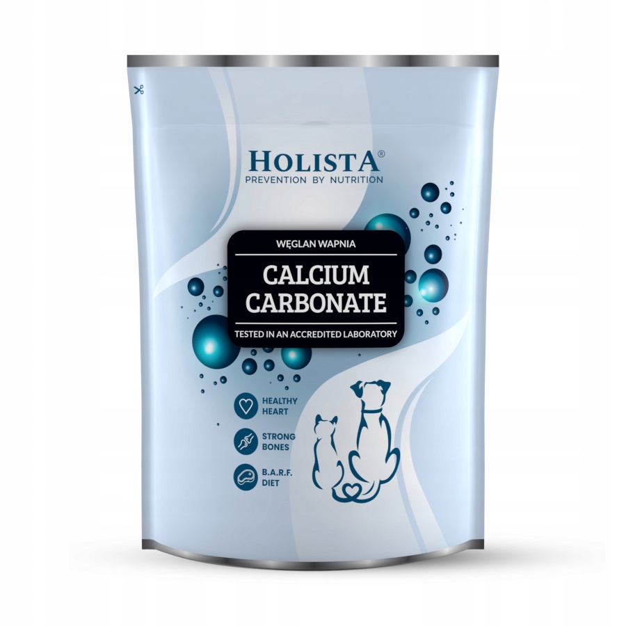 Levně Holista Calcium Carbonate Uhličitan vápenatý pro psa a kočku 1 kg Zdravé kosti