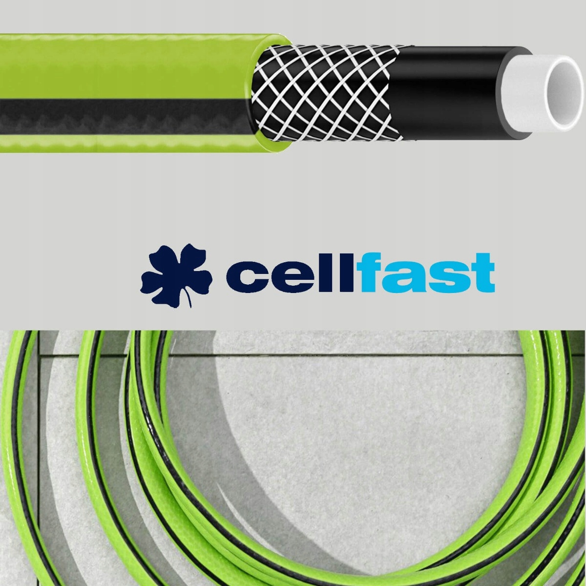 WĄŻ QUATTRO 3/4 x 15m 4 WARSTWOWY NIE ZGINAJĄCY OGRODOWY FLEX CELLFAST Marka Cellfast