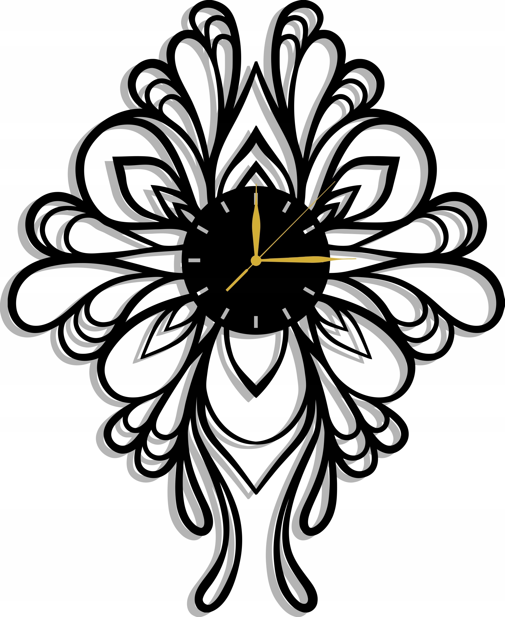 Vintage Nástěnné Hodiny 50 CM! 17 Barev!