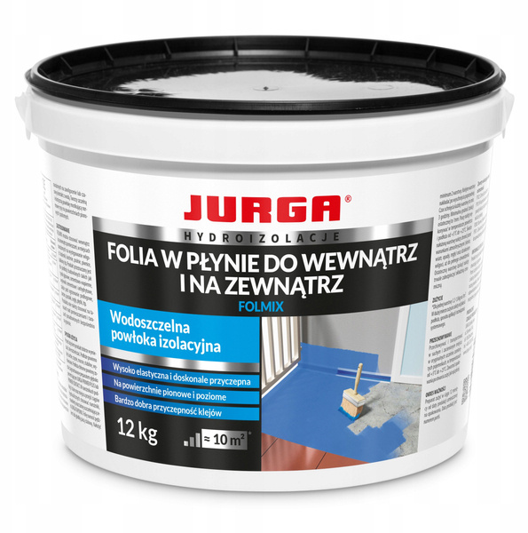 Folia w płynie Jurga Folmix 12 kg izolacja do wewnątrz i zewnątrz