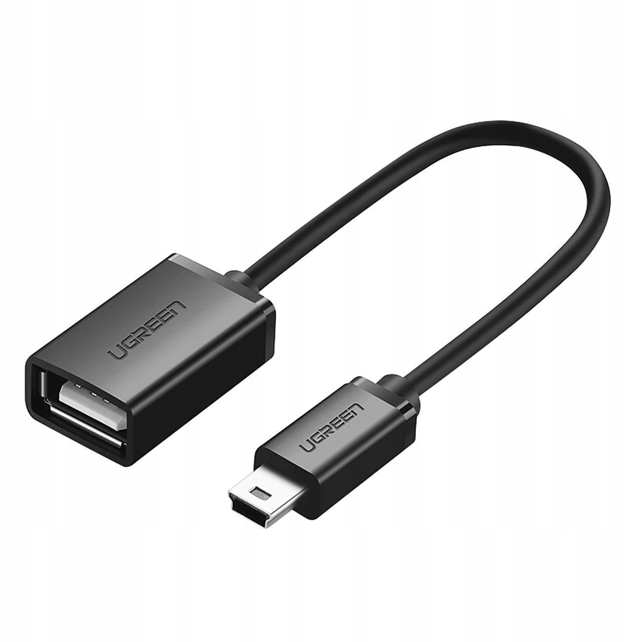 Adapter Ugreen Us249 10383 Mini Usb-B (Męski) Usb-A (Żeński) Otg 10Cm