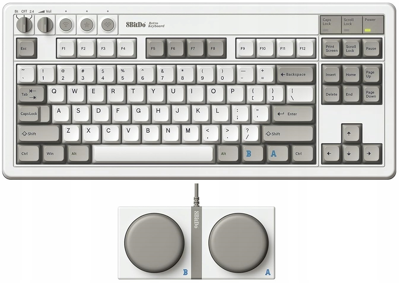 Klawiatura Mechaniczna 8Bitdo Retro Mechanical Keyboard M Buttons