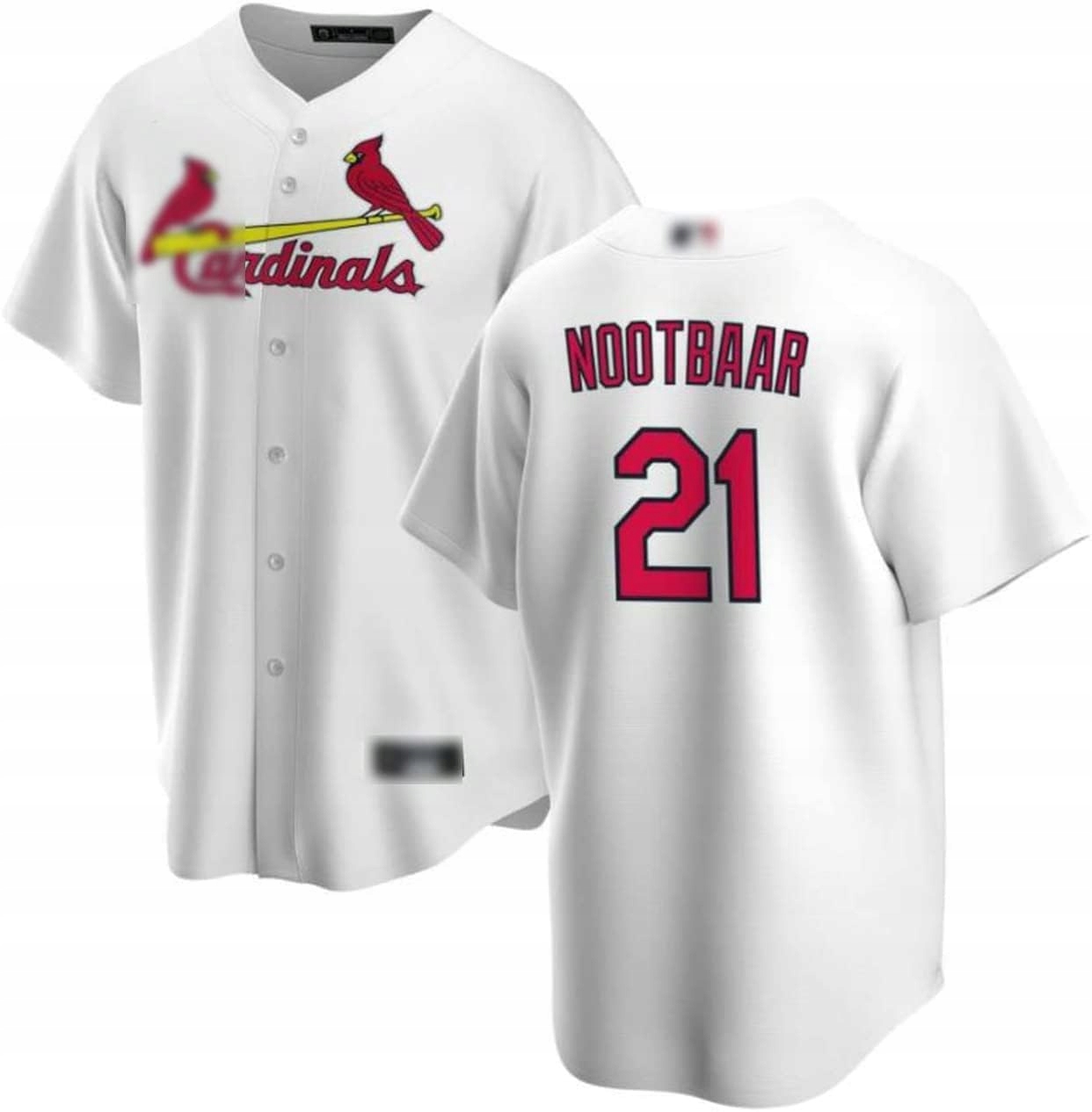 St. Louis Cardinals Nootbar Uniform Home MLB nr 21 Uniseks, 3XL