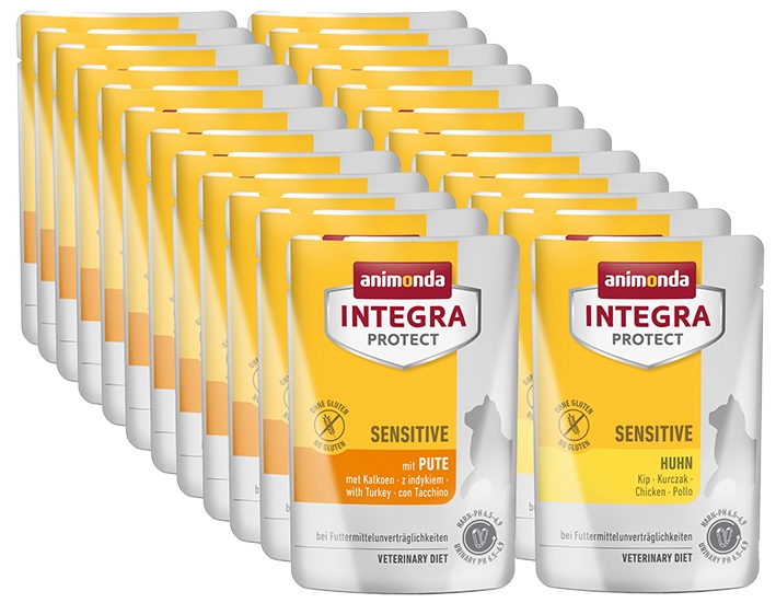 Animonda Integra Sensitive 24x85 g – mix chutí (potravinová přecitlivělost)