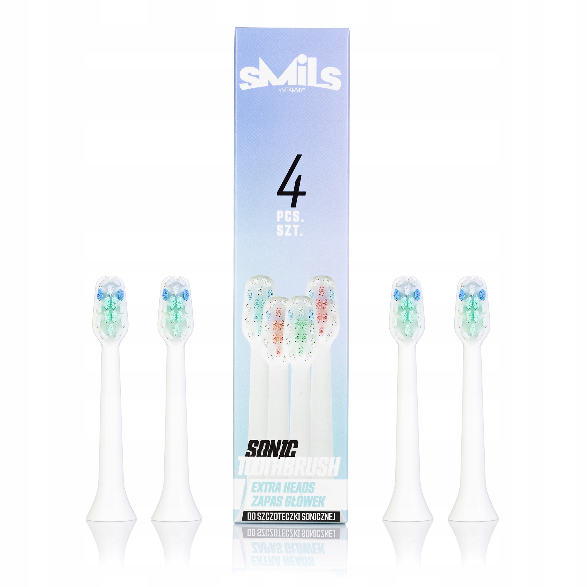 

Końcówki Do Szczoteczki Sonicznej Vitammy Smils x4