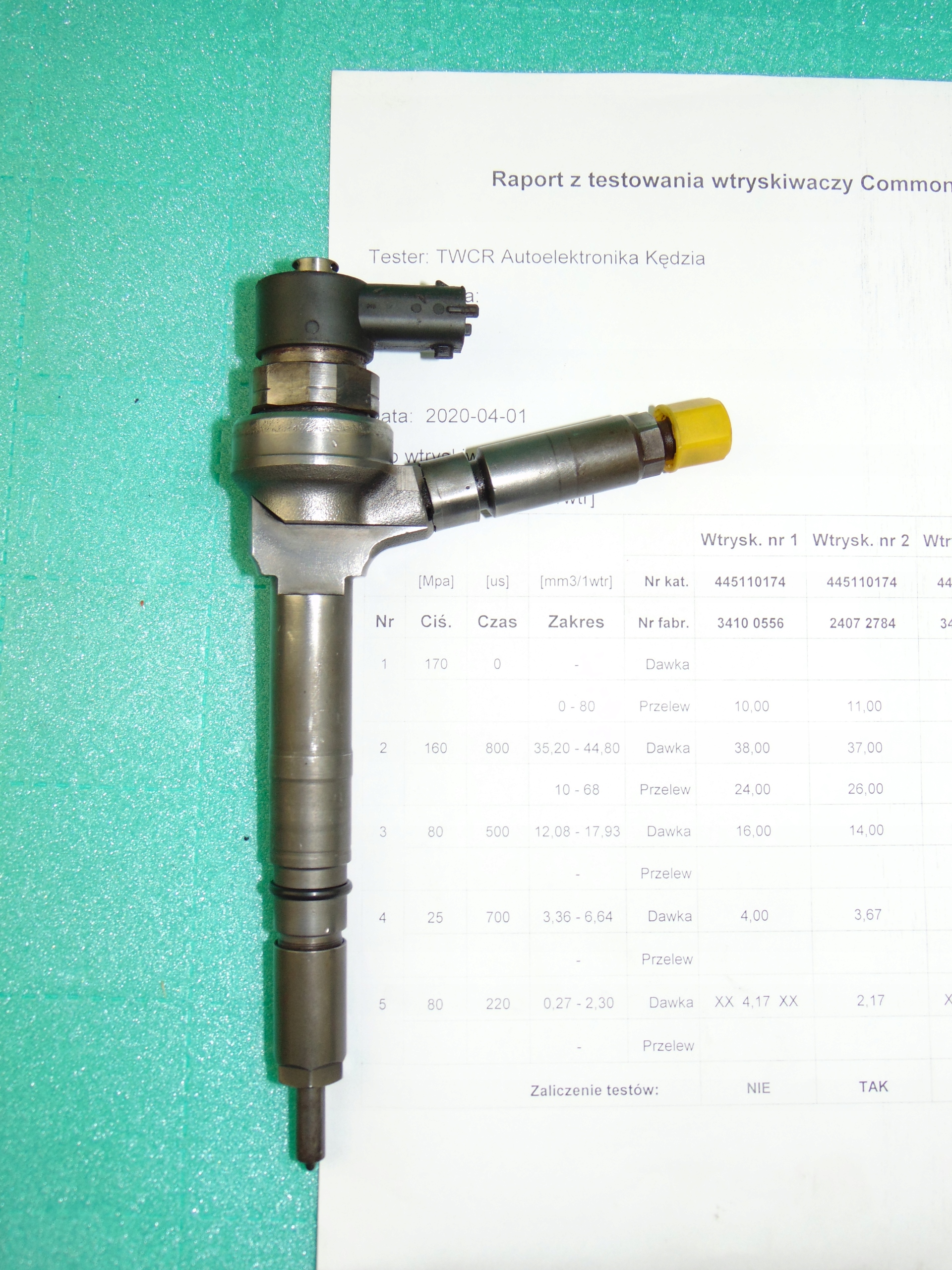 Einspritzdüse 1,7CDTI ASTRA Zafira 0445110174 Sprawdzone