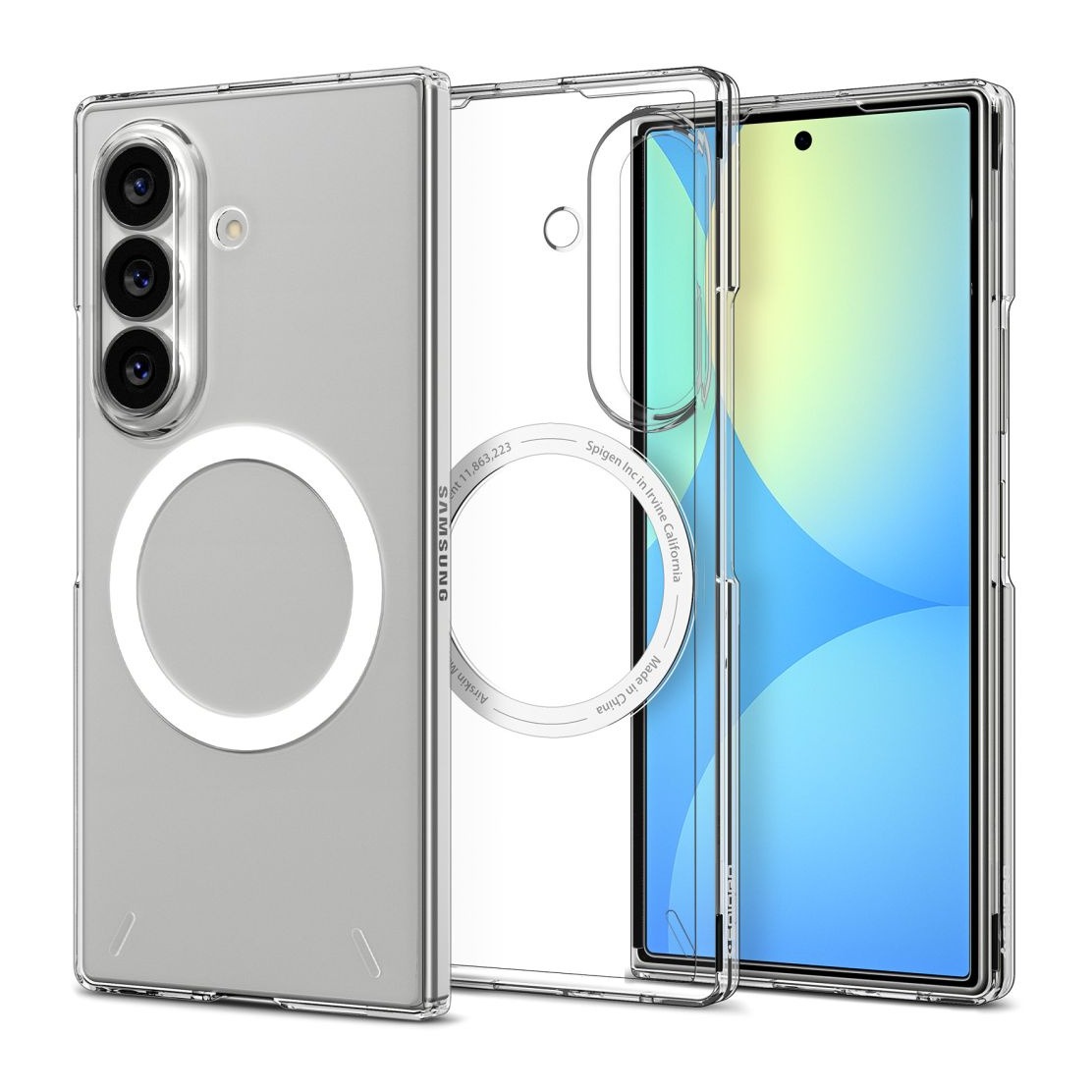 Etui do Samsung Z Fold 8 Ultra Spigen AirSkin MagFit przezroczyste